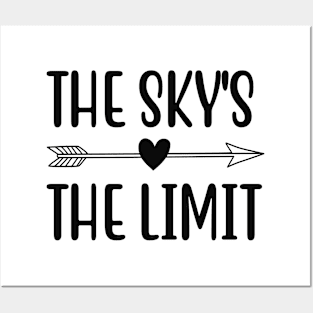 Sky's the limit Posters and Art